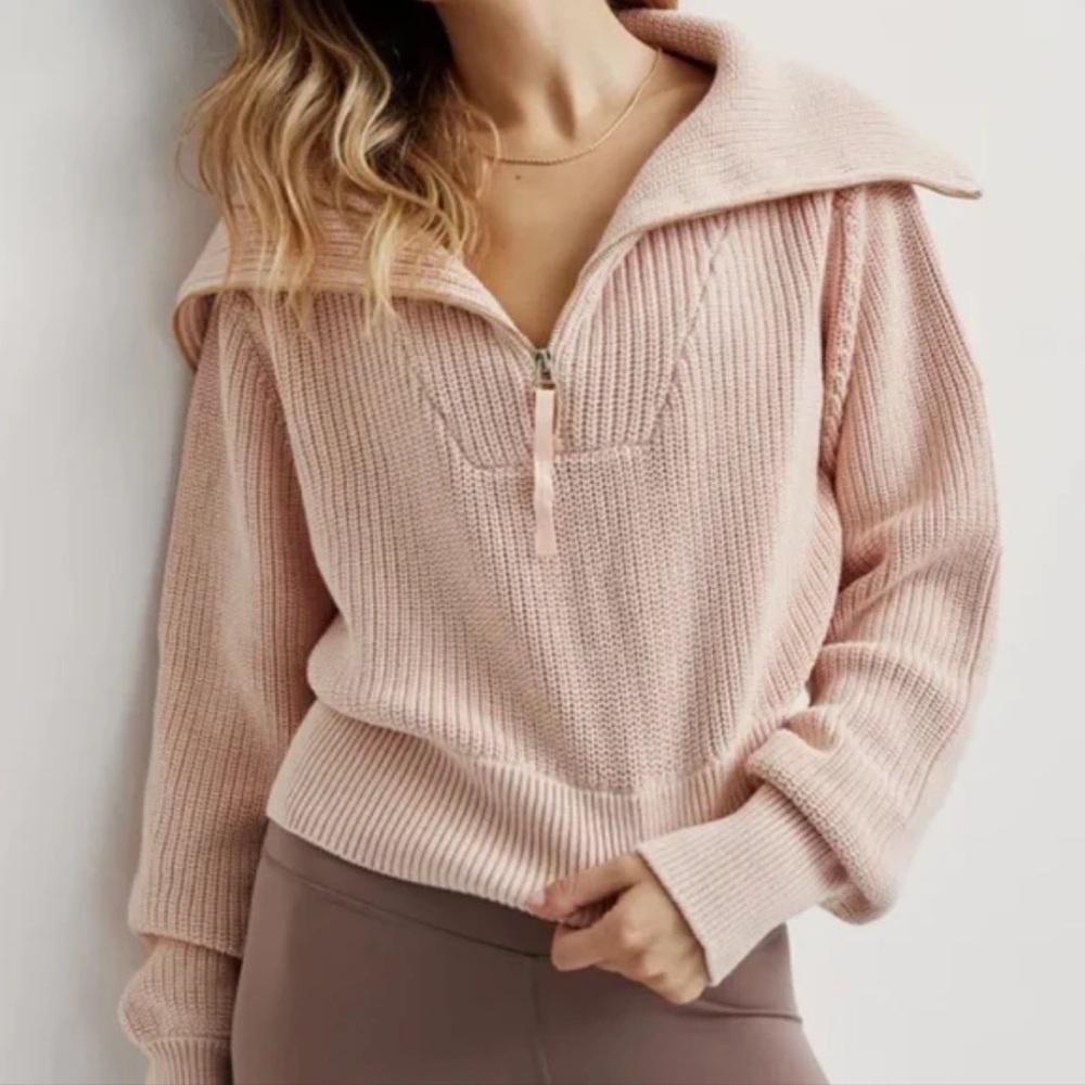 VARLEY Mentone Pullover in Putty Pink size S